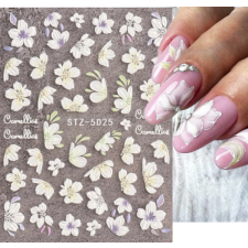 Nail-Art Körömmatrica - STZ-5D25 virág körömdíszítő