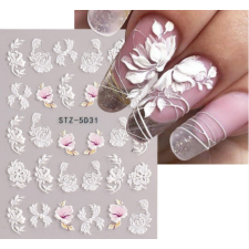 Nail-Art Körömmatrica - STZ-5D31 virág körömdíszítő