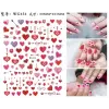 Nail-Art Körömmatrica - WG454 Love Valentin