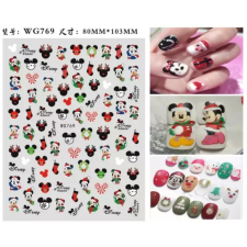 Nail-Art Körömmatrica - WG769 Mickey körömdíszítő