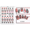 Nail-Art Körömmatrica - WG968 Mickey LOVE