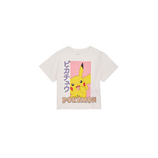 NAME IT Rövid ujjú pólók NKFNABINA POKEMON SS LOOSE TOP BFU Fehér 8 Jahre