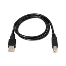 NANOCABLE USB 2.0 A - USB B Kábel NANOCABLE 10.01.0105-BK Fekete (4,5 m) kábel és adapter