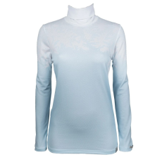 nanosilver® Frozen II női termo póló kék-fehér