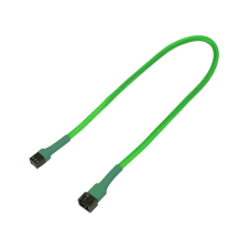 Nanoxia Kabel Nanoxia 3-Pin Verlängerung, 60 cm, neon-grün (NX3PV60NG) kábel és adapter