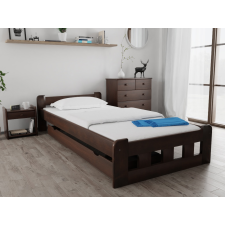  Naomi magasított ágy 90x200 cm, diófa Matrac: Economy 10 cm matraccal, Rostély: Lamellás ágyráccsal ágy és ágykellék