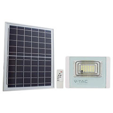  Napelem + LED reflektor (4200 lumen/120°) - Természetes fehér, távirányítós kültéri világítás