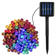 Napelem zsinór 300 led, 33 m, többszínű, távirányítóval karácsonyfa izzósor