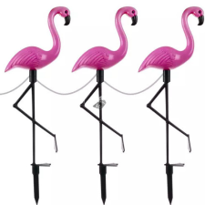 Napelemes Flamingó kertilámpa (3 db) kültéri világítás