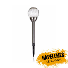 Napelemes kerti ledlámpa glass 10 kültéri világítás