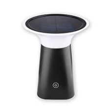  Napelemes LED asztali lámpa - 5W, meleg fehér, IP65 kültéri világítás