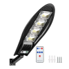  Napelemes LED kültéri mozgásérzékelős fali lámpa távirányítóval - 80W (W779B) (BBV)