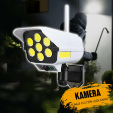 Napelemes, mozgásérzékelős álkamera alakú LED lámpa CL877B álkamera