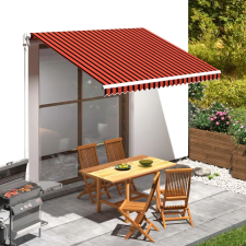  Napellenző ponyva Narancs és Barna 350 x 250 cm Poliészter nyílászáró