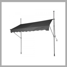  Napernyő - Szürke - 250 x 120 cm 15605.9 kerti bútor