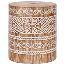  Napernyőtalp Egyéb kimosott fehér Ø34 x 40 cm Tömör fa kerti bútor