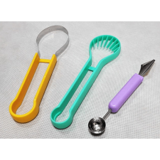 NapiKütyü Avokádó pucoló, vágó és magozó, 3 az 1-ben konyhai eszköz