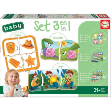 NapiKütyü Educa - 3 az 1-ben baby oktató puzzle puzzle, kirakós