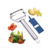 NapiKütyü Gyors titán hámozó szeletelő reszelő - Konyhai segédeszköz - Rozsdamentes acél - Éles pengék - Hámozás könnyedén