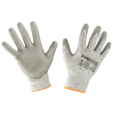 NapiKütyü NEO TOOLS Munkakesztyű, vágásbiztos kesztyű, PU bevonattal, 4X43D, 9" 97-609-9 védőkesztyű