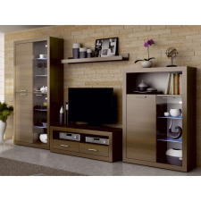  Nappalibútor LED világítással, dió warmia, TOGO 2 NEW bútor