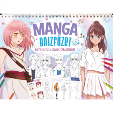 Napraforgó Kiadó Manga rajzfüzet 1. kreatív és készségfejlesztő