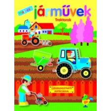 Napraforgó Kiadó Matricás járművek - Traktorok gyermek- és ifjúsági könyv