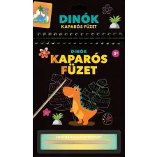 Napraforgó Könyvkiadó Kaparós füzet - Dinók gyermek- és ifjúsági könyv