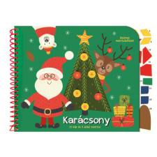 Napraforgó Könyvkiadó Számos matricásfüzet - Karácsony gyermek- és ifjúsági könyv