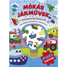 Napraforgó Könyvkiadó Varázslatos matricák - Mókás járművek gyermek- és ifjúsági könyv