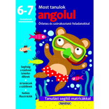 Napraforgó Most tanulok... angolul 6-7 éveseknek készségfejlesztő matricás füzet kreatív és készségfejlesztő