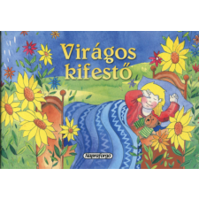 Napraforgó Virágos kifestő gyermek- és ifjúsági könyv