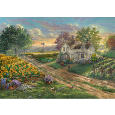 Napraforgómező puzzle 1000 darabos puzzle, kirakós
