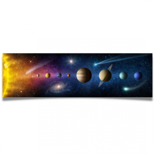  Naprendszerünk - Vászonkép grafika, keretezett kép