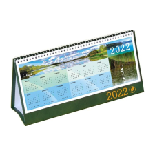  Naptár, asztali, álló, CSÍZIÓ, zöld naptár, kalendárium