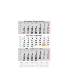  Naptár, speditőr, három hónapos, egy tömbös, üres fejrész, DAYLINER naptár, kalendárium