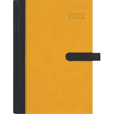  Naptár, tervező, A5, heti, DAYLINER "Winner", sárga határidőnapló