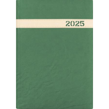  Naptár, tervező, A5, napi, DAYLINER, "The Boss", zöld határidőnapló