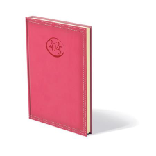  Naptár, tervező, B5, heti, TOPTIMER, "Ace", korallpiros naptár, kalendárium