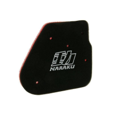 Naraku Naraku kétrétegű légszűrőbetét - CPI, Keeway, 1E40QMB 50cc motorkerékpár szűrő