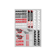 Naraku Naraku matrica szett 29.7x21cm, 30db, átlátszó egyéb motorkerékpár alkatrész