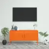  narancssárga acél TV-szekrény 105 x 35 x 50 cm