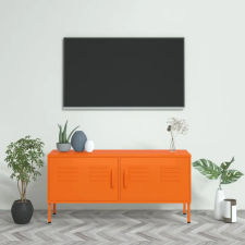  narancssárga acél TV-szekrény 105 x 35 x 50 cm bútor