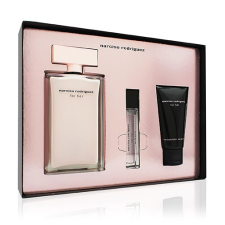Narciso Rodriguez For Her SET W (EDP 100ml + BL 50ml + EDP 10ml) kozmetikai ajándékcsomag