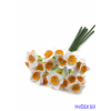  Nárcisz 6 ágú real touch köteg 33cm - Fehér