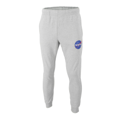  Nasa Insignia nagyméretű pamut melegítő nadrág - melírszürke