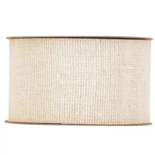 Nastri MP Nastri Juta szalag 7,5 cm széles krém dekorációs kellék