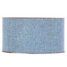 Nastri MP Nastri Juta szalag 7,5 cm széles világoskék dekorációs kellék