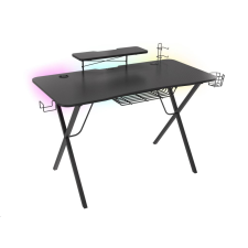 Natec Genesis Holm 300 RGB gaming asztal fekete (NDS-1550) (NDS-1550) bútor