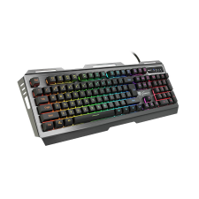 Natec Genesis Rhod 420 RGB Billentyűzet Black US (NKG-1234) billentyűzet